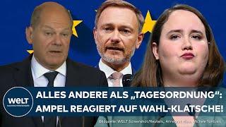 EUROPAWAHL: Ampel-Regierung reagiert auf Wahlergebnis - Scholz kündigt starke Veränderungen an!