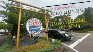 Driving to Sasebo Navy Base from Hario Housing