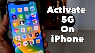 How to turn on 5g on iphone 12 13 14 15  | How to Activate 5g Network in iPhone