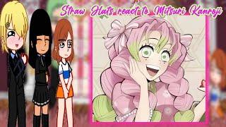 Straw Hats react to Mitsuri Kanroji|| Chu Gacha Reacts|| {}||