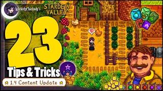 23 Tips and Tricks for the NEW 1.4 Update in Stardew Valley | Updated Stardew Valley Starter Tips