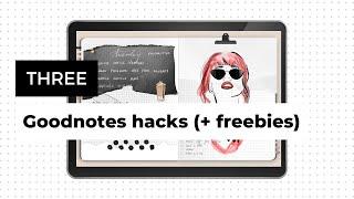 Easy Goodnotes Tips and Tricks (+ Free Digital Stickers)