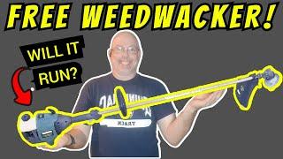 Showing my Free |Craftsman| Gas Weed Wacker Line Trimmer - Will It Run?