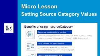 Micro Lesson:  Setting Source Category Values