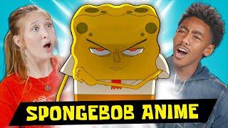 Teens React To SpongeBob Anime EP #1 (Bubble Bass Arc)