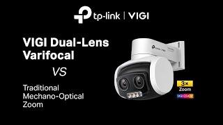 TP-Link | VIGI C540V | VIGI Dual-Lens Varifocal Zoom VS Traditional Optical Zoom