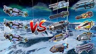 WR Discordia VS All Titan Weapon Comparison |WAR ROBOTS|