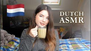 Dutch Chatting  Hoe heb ik ASMR ontdekt?  Tapping, Up-close Whispering, Drinking Green Tea Latte