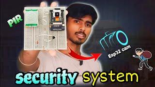 Esp32 cam Based Security Project with PIR Sensor | PIR Sensor security System #project #research