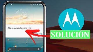 Solo Llamadas De Emergencia o NO REGISTRADO EN LA RED (Solucion) Motorola 2024