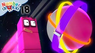 Numberblocks en Español | Episodios completos | NÚMERO 18