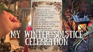 My Winter Solstice Celebration - Sunrise, Journaling, Self Care