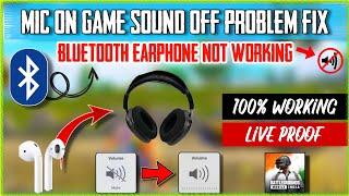 bgmi mic on game sound disable problem fix | mic not working with headphones | MRsmartYT