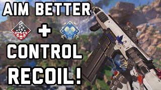 How To Aim & Control Recoil Better For Controller Players! (Apex Legends)