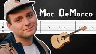 Freaking Out The Neighborhood - Mac DeMarco Guitar Tabs, Guitar Tutorial