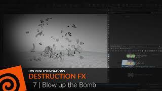 Houdini Foundations | Destruction FX 07 | Blow up the Bomb