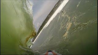 Caught inside by Huge waves in Mexico POV