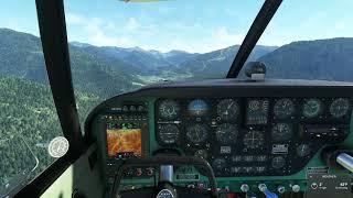 A2A Comanche Innsbruck through the Brenner Pass in the Alps