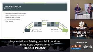 Augmentation of Existing Joomla! Extensions using a Low-Code Platform - Dennis Priefer