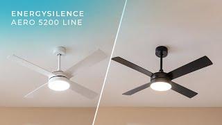 Ceiling fan EnergySilence Aero 4850 Style Black Cooling