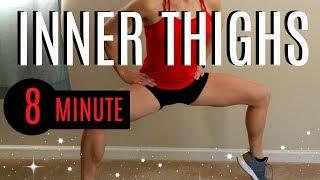 8 Minute BEST INNER THIGHS Workout (FAST!)