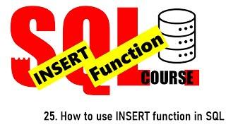 25. how to use INSTR function in SQL