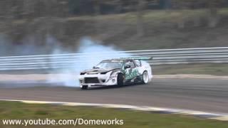 800Hp Drifting! Nissan 240SX VR38DETT Twin Turbo by BD Tuning-Racing bodykit