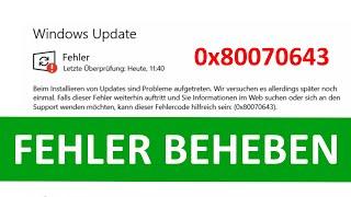 0x80070643 Fehler beheben Deutsch Windows 10 KB5034441 Security Update 2024 April
