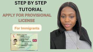 How to Apply for UK Driving Provisional License// For International Immigrant