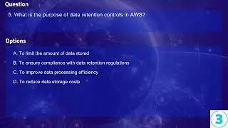 AWS Interview Q&A -  Determine appropriate data security controls Data retention and classification
