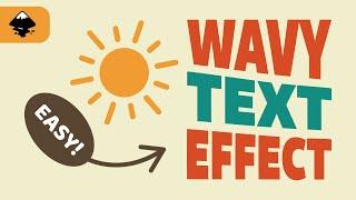 Create a Wavy Text Effect in Inkscape | Envelope Deformation