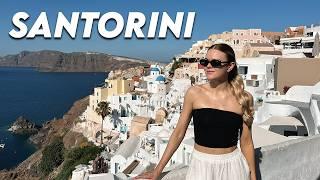 Santorini Greece travel vlog  Exploring Fira & Oia, Kamari beach, best places to eat!