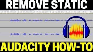 How To Remove Static From Audio Recordings Using Audacity - Mic Buzzing Noise Removal Tutorial