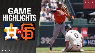 Astros vs. Giants Game Highlights (6/12/24) | MLB Highlights