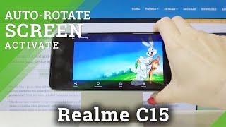 How to Rotate Screen in REALME C15 – Turn Screen
