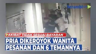 Viral Video Satpol PP di Pekanbaru Dikeroyok Wanita Pesanan dan 6 Teman Prianya, Dipicu Soal Bayaran