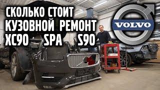 Сколько стоит кузовной ремонт VOLVO XC90 и S90 на платформе SPA | АвтоСервис VOLLUX