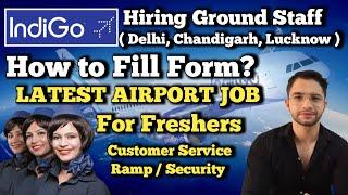Indigo Airlines Job Vacancy 2021 | Indigo Hiring Ground Staff | Latest Airport Jobs | Delhi Lucknow