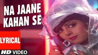 Na Jane Kahan Se Lyrical Video | Chaalbaaz | Amit Kumar, Kavita Krishnamurthy | Sunny Deol, Sridevi