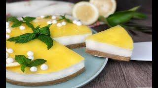 TORTA FREDDA ALLO YOGURT E LIMONE Fresco,  Goloso ed Estivo - VI CONQUISTERA' AL PRIMO ASSAGGIO!