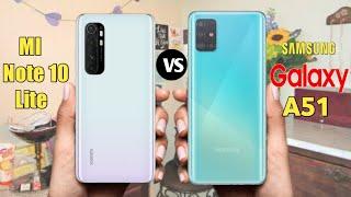 Xiaomi Mi Note 10 Lite Vs Samsung Galaxy A51 | Animation Comperision |