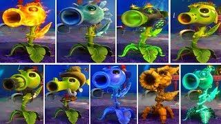 Plants vs Zombies Garden Warfare 2 - All PEASHOOTER Variants