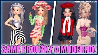 JENOM PROUŽKY TO MŮŽOU BÝT! Roblox DRESS TO IMPRESS  w/‪‪@VendaliRoblox