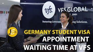 Germany Student Visa Appointment Waiting Time at VFS | Embassy | India 2022