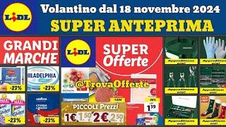 volantino LIDL dal 18 novembre 2024  Offerte casa #anteprima  Promozioni Parkside Fai Da Te