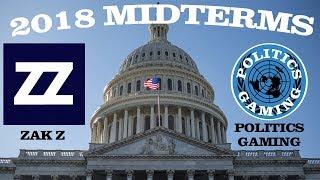 LIVE FEDERAL ELECTION COVERAGE | ZAK Z & POLITICSGAMING COVERAGE OF US MIDTERMS