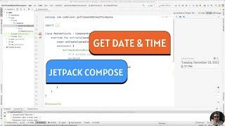 How to Get Current Date and Time in Android using Jetpack Compose