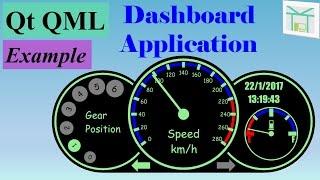 Qt QML Example 2 - Dashboard