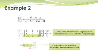 LCS - 53a - Controllable Canonical Form (CCF) state-space models