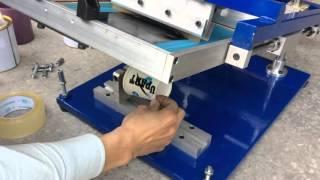 manual single color paper cups screen printing machine from Upart